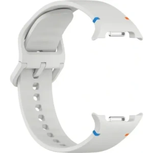 Silikonowy pasek Bizon Strap Watch Silicone G do Samsung Galaxy Watch 8 / 8 Classic jasnoszary