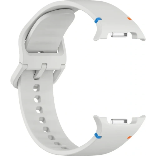 Silikonowy pasek Bizon Strap Watch Silicone G do Samsung Galaxy Watch 8 / 8 Classic jasnoszary