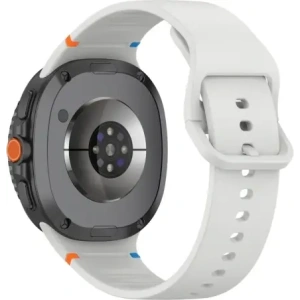Silikonowy pasek Bizon Strap Watch Silicone G do Samsung Galaxy Watch 8 / 8 Classic jasnoszary