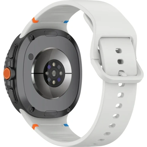 Silikonowy pasek Bizon Strap Watch Silicone G do Samsung Galaxy Watch 8 / 8 Classic jasnoszary