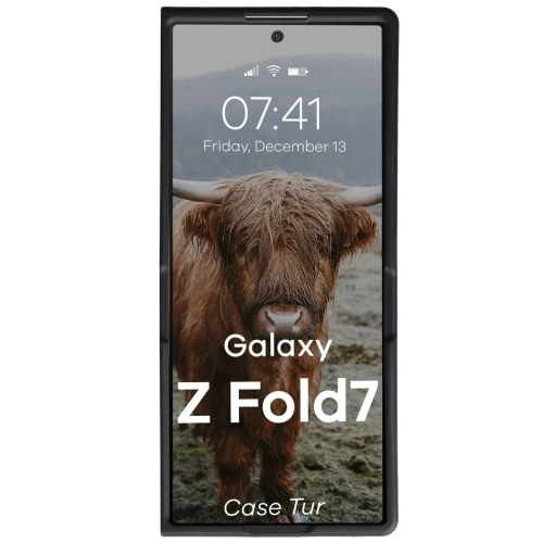 Pancerne etui Bizon Case Tur do Samsung Galaxy Z Fold7 czarne