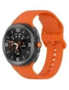 Silikonowy pasek Bizon Strap Watch Silicone G do Samsung Galaxy Watch 8 / 8 Classic pomarańczowy