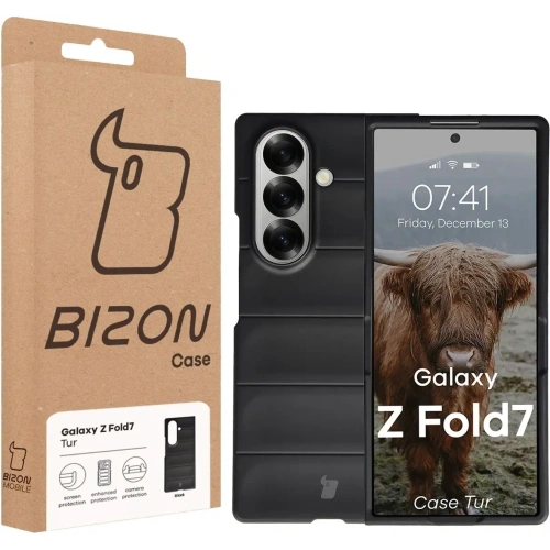 Pancerne etui Bizon Case Tur do Samsung Galaxy Z Fold7 czarne