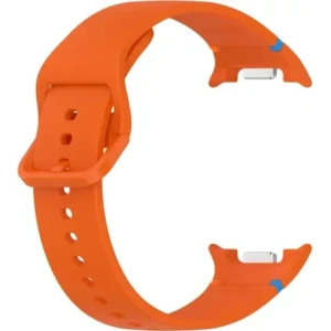 Silikonowy pasek Bizon Strap Watch Silicone G do Samsung Galaxy Watch 8 / 8 Classic pomarańczowy