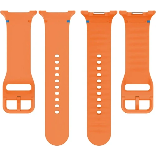 Silikonowy pasek Bizon Strap Watch Silicone G do Samsung Galaxy Watch 8 / 8 Classic pomarańczowy