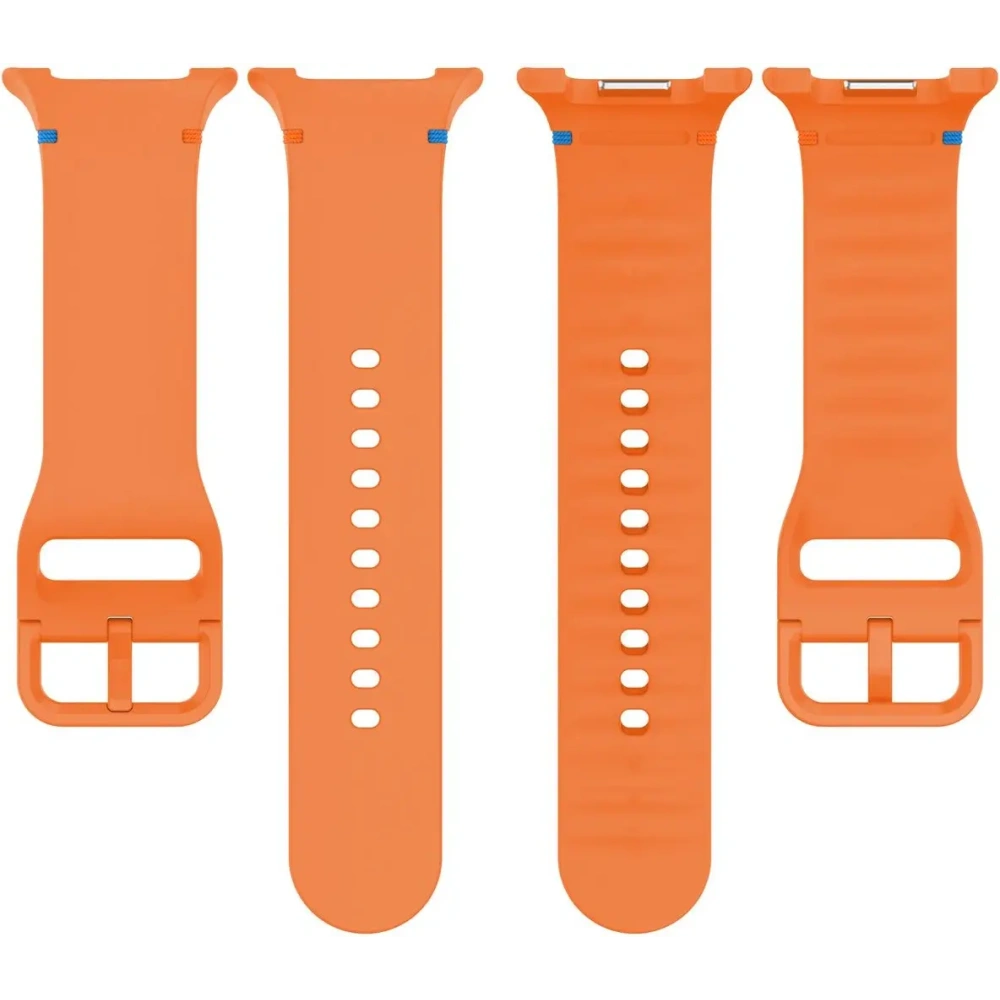Silikonowy pasek Bizon Strap Watch Silicone G do Samsung Galaxy Watch 8 / 8 Classic pomarańczowy