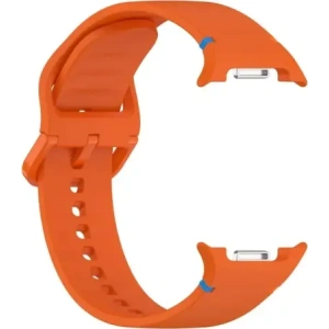 Silikonowy pasek Bizon Strap Watch Silicone G do Samsung Galaxy Watch 8 / 8 Classic pomarańczowy