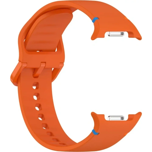 Silikonowy pasek Bizon Strap Watch Silicone G do Samsung Galaxy Watch 8 / 8 Classic pomarańczowy