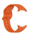 Silikonowy pasek Bizon Strap Watch Silicone G do Samsung Galaxy Watch 8 / 8 Classic pomarańczowy