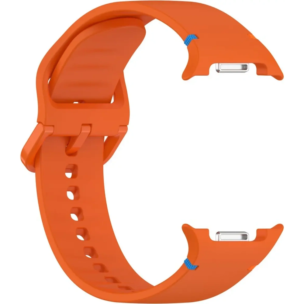 Silikonowy pasek Bizon Strap Watch Silicone G do Samsung Galaxy Watch 8 / 8 Classic pomarańczowy
