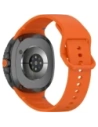 Silikonowy pasek Bizon Strap Watch Silicone G do Samsung Galaxy Watch 8 / 8 Classic pomarańczowy
