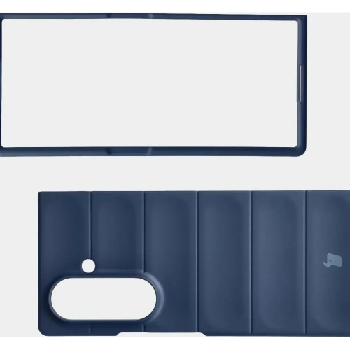 Pancerne etui Bizon Case Tur do Samsung Galaxy Z Fold7 granatowe