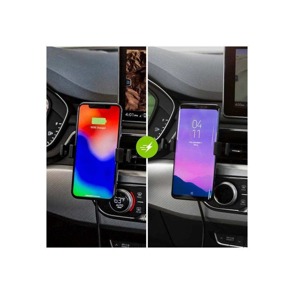 Hurtownia GSM - Uchwyt samochodowy z ładowarka bezprzewodową Mophie Charge Stream Vent Mount do kratki nawiewu - MPH029 - {ean13} - Hurt