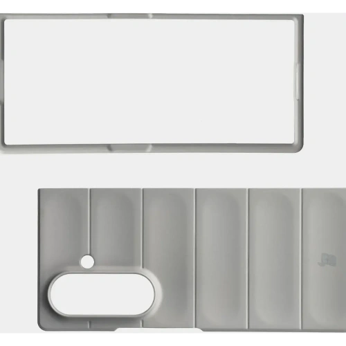 Pancerne etui Bizon Case Tur do Samsung Galaxy Z Fold7 jasnoszare