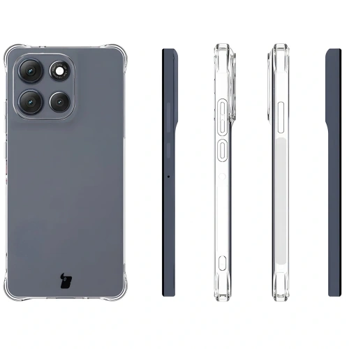 Elastyczne etui Bizon Case Salpa do Motorola Moto G86 Power 5G przezroczyste