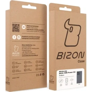 Elastyczne etui Bizon Case Salpa do Motorola Moto G86 Power 5G przezroczyste
