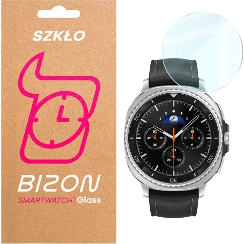 Szkło hartowane na ekran Bizon Glass Watch Clear do Samsung Galaxy Watch 8 Classic 46 mm
