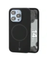 Silikonowe etui z pierścieniem magnetycznym Bizon Soft Case Magnetic do Apple iPhone 14 Pro czarne