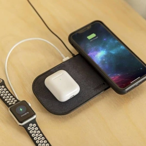 Hurtownia GSM - Ładowarka bezprzewodowa Mophie Dual Wireless Charging Pad Apple/Samsung Fast Charge (10W) - MPH030 - {ean13} - Hurt