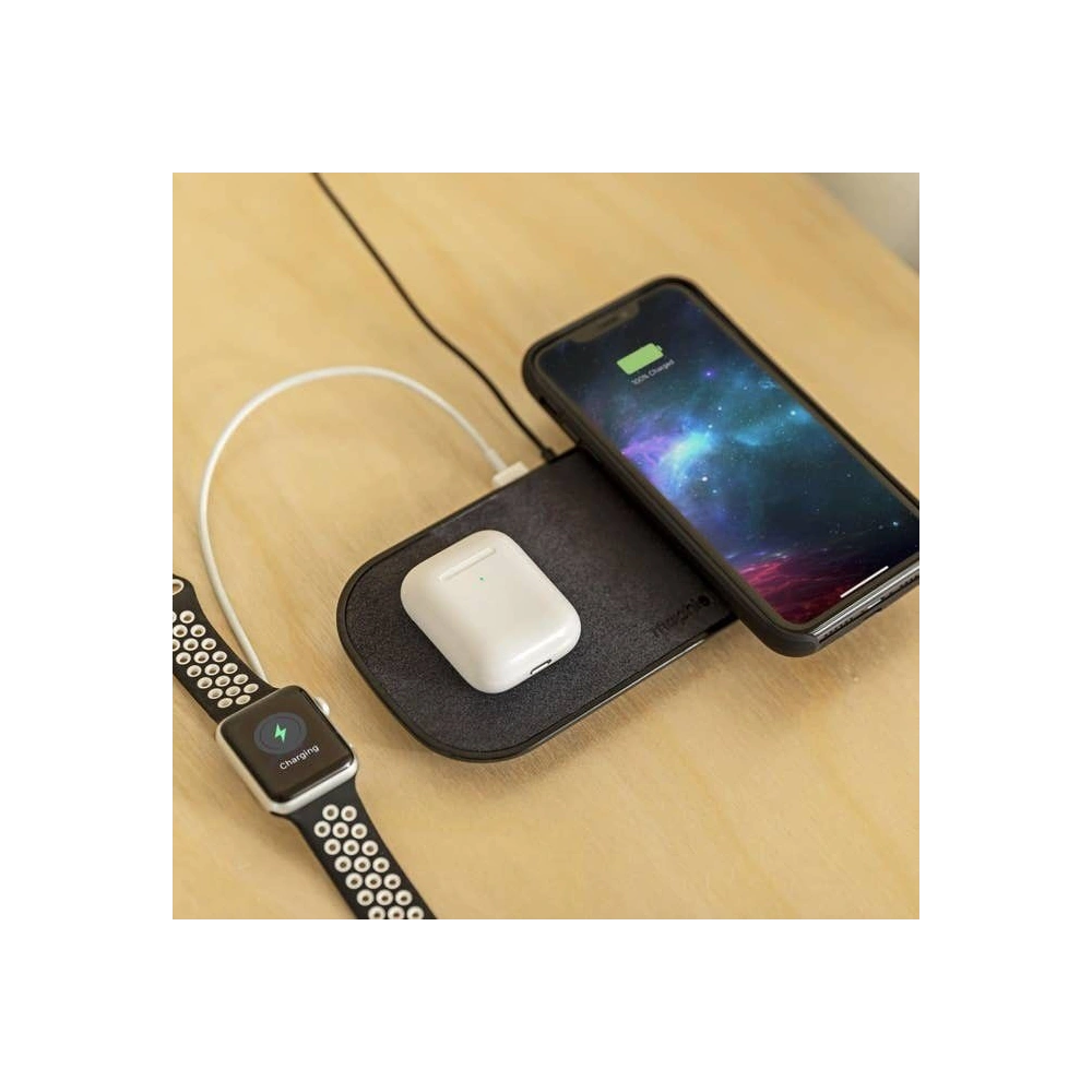 Hurtownia GSM - Ładowarka bezprzewodowa Mophie Dual Wireless Charging Pad Apple/Samsung Fast Charge (10W) - MPH030 - {ean13} - Hurt