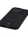 Silikonowe etui z pierścieniem magnetycznym Bizon Soft Case Magnetic do Apple iPhone 14 Pro czarne