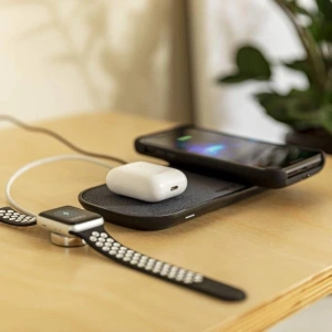 Hurtownia GSM - Ładowarka bezprzewodowa Mophie Dual Wireless Charging Pad Apple/Samsung Fast Charge (10W) - MPH030 - {ean13} - Hurt