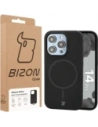Silikonowe etui z pierścieniem magnetycznym Bizon Soft Case Magnetic do Apple iPhone 14 Pro czarne
