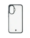 Etui Bizon Case Angelo do Xiaomi POCO F7 półprzezroczyste z szarą ramką