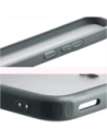 Etui Bizon Case Angelo do Xiaomi POCO F7 półprzezroczyste z szarą ramką