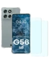 Elastyczne etui + 2x szkło hartowane Bizon Case Clear Pack do Motorola Moto G56 5G