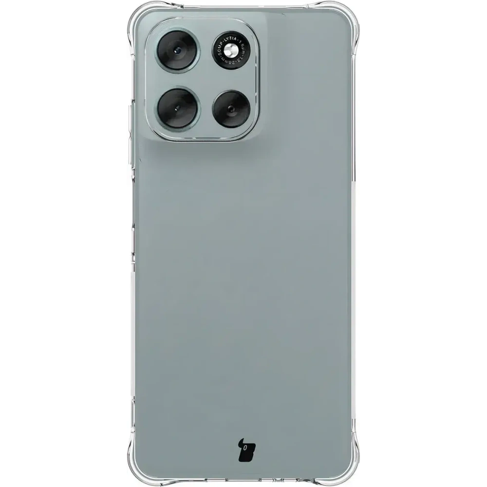 Elastyczne etui + 2x szkło hartowane Bizon Case Clear Pack do Motorola Moto G56 5G
