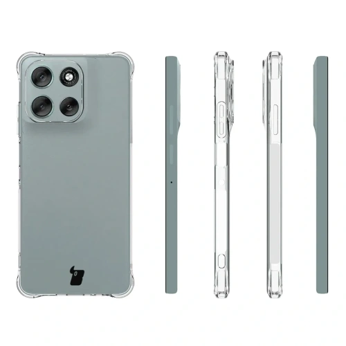 Elastyczne etui + 2x szkło hartowane Bizon Case Clear Pack do Motorola Moto G56 5G