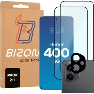 Bizon Edge 2 Pack 2x tvrzené sklo + 1x ochrana objektivu Honor 400