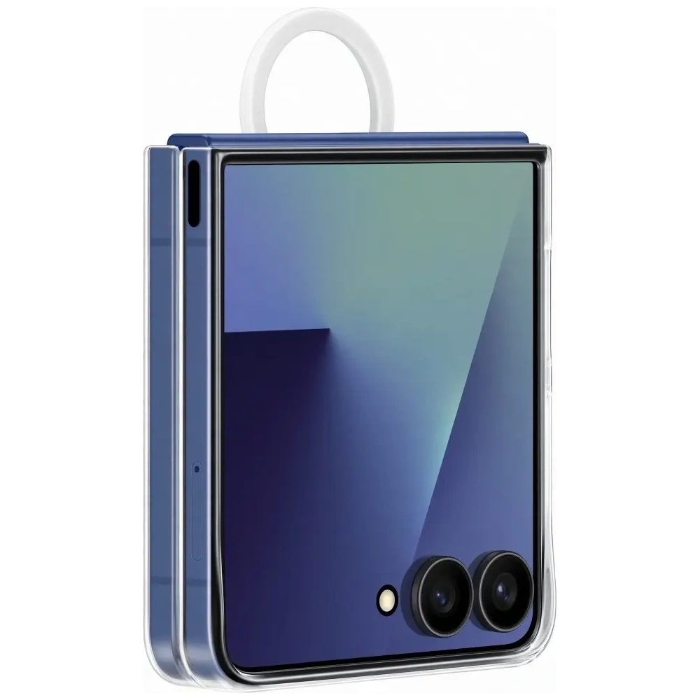 Etui Samsung Ring Case do Galaxy Z Flip7 przezroczysty