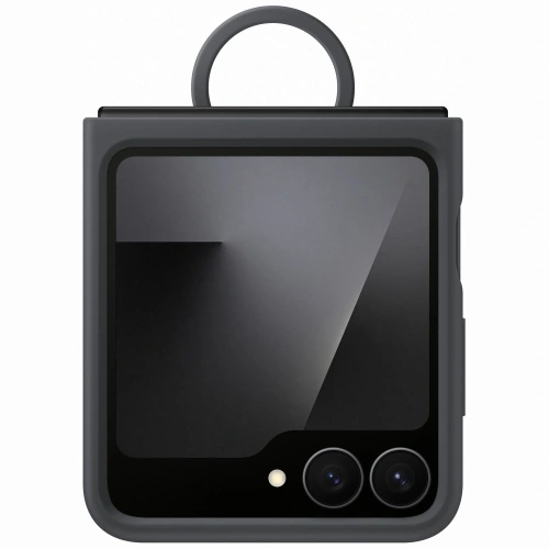 Etui Samsung Silicone Case do Galaxy Z Flip7 FE / Z Flip6 czarny