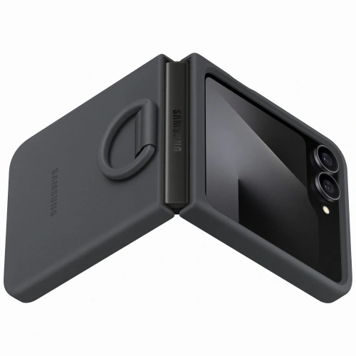Etui Samsung Silicone Case do Galaxy Z Flip7 FE / Z Flip6 czarny