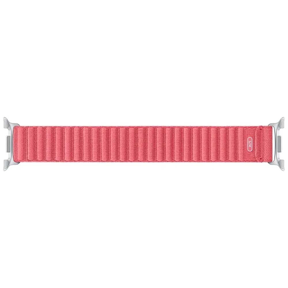 Pasek Samsung Fabric do Galaxy Watch8 / Watch8 Classic (S/M) coralred