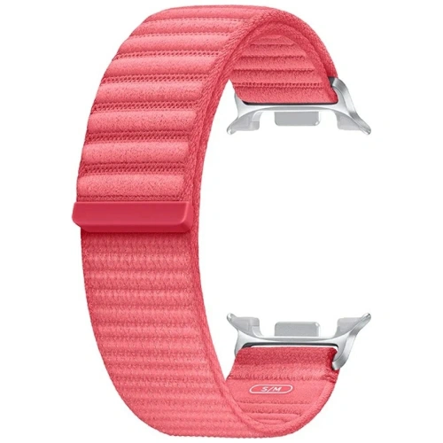 Pasek Samsung Fabric do Galaxy Watch8 / Watch8 Classic (S/M) coralred