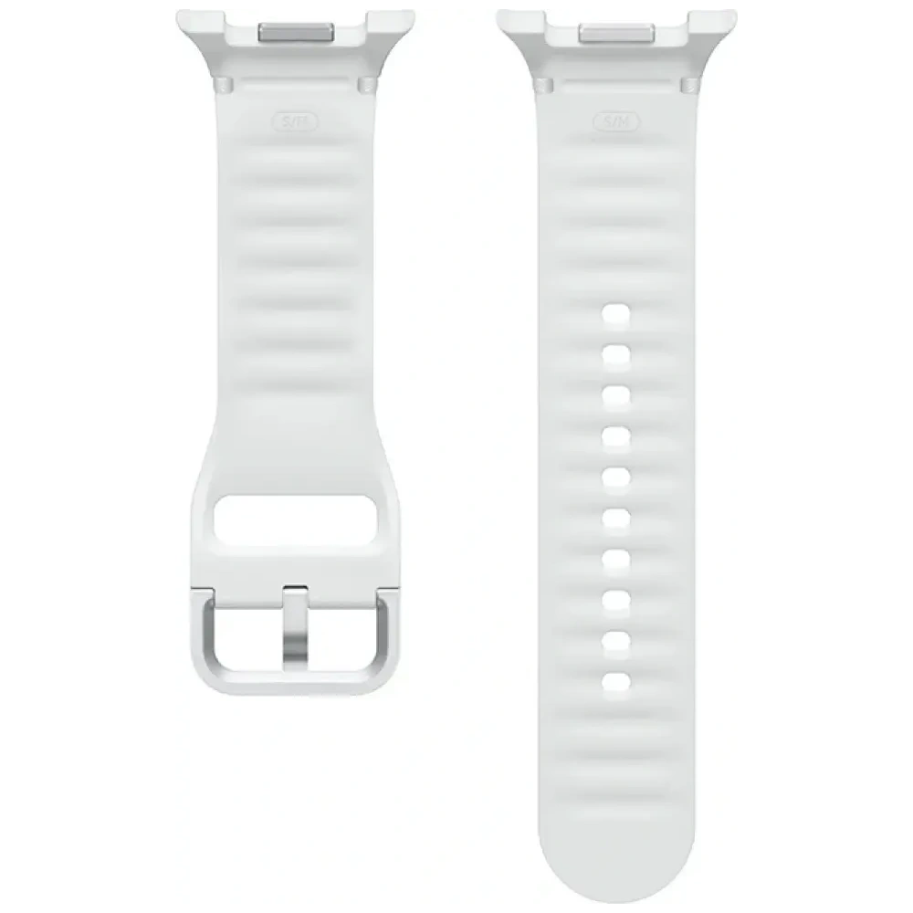 Pasek Samsung Sport do Galaxy Watch8 / Watch8 Classic (S/M) biały
