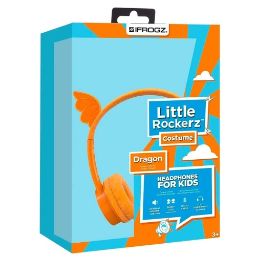 Słuchawki nauszne iFrogz Little Rockerz (smok)