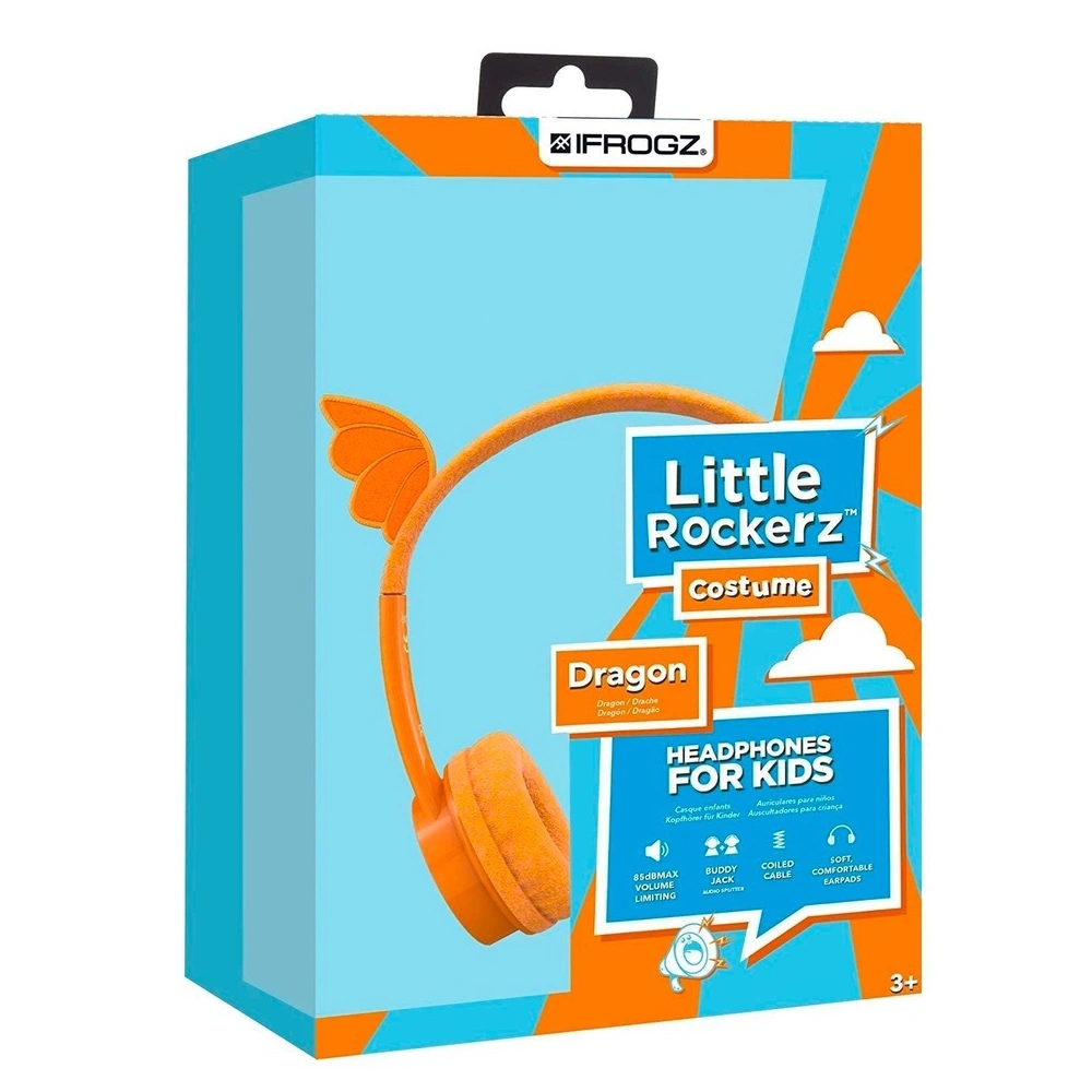 Hurtownia GSM - Słuchawki nauszne iFrogz Little Rockerz (smok) - IFG006 - {ean13} - Hurt