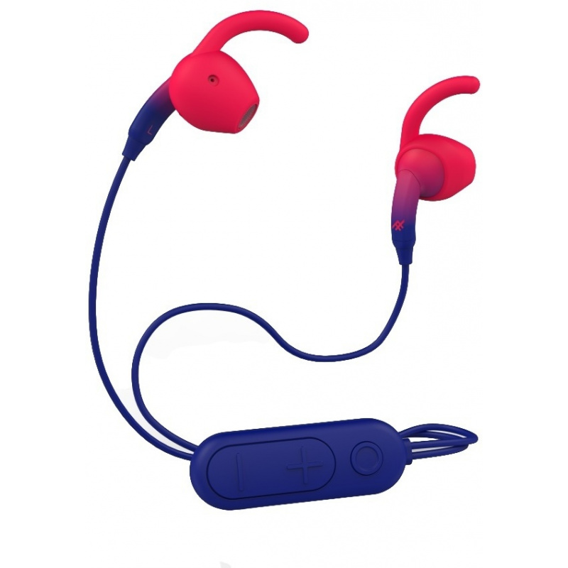 iFrogz Distributor - 848467075472 - IFG014BLURED - iFrogz Earbuds Hub Tone Wireless Earphones (blue & red) - B2B homescreen
