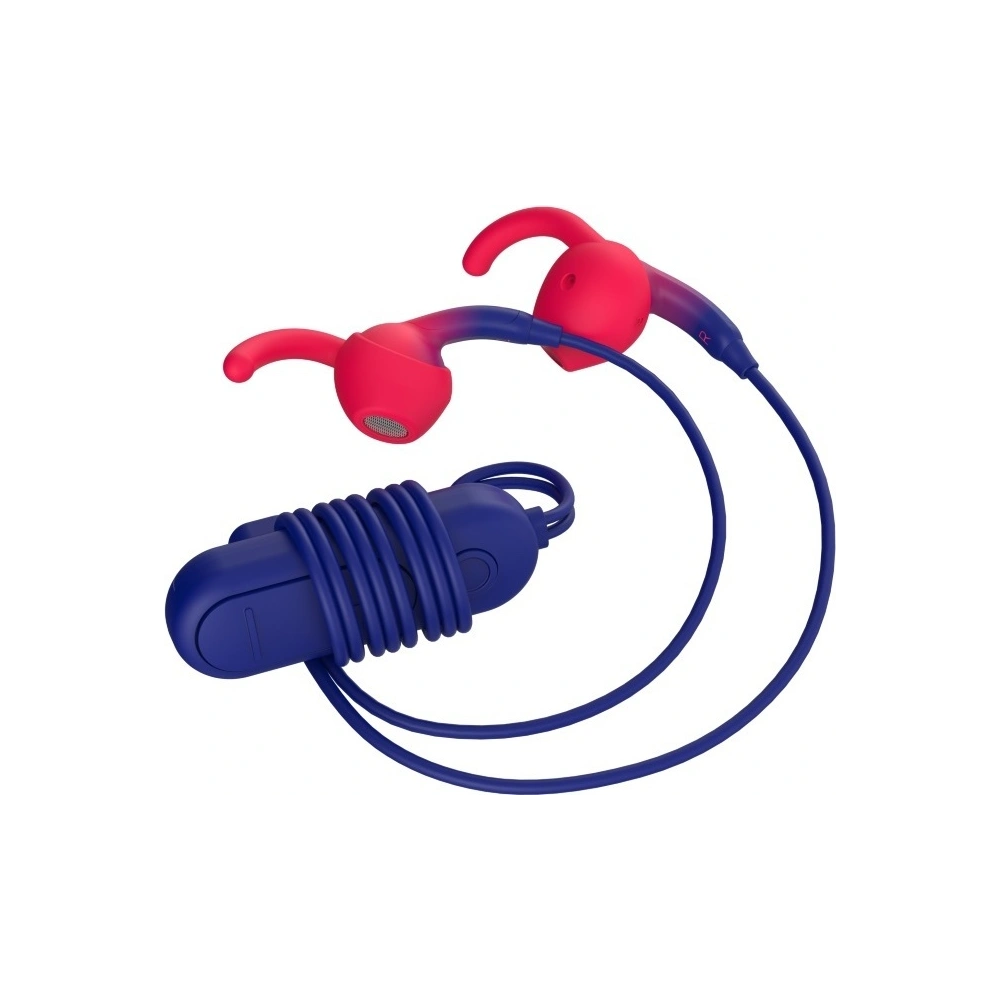 Hurtownia GSM - Bezprzewodowe słuchawki douszne iFrogz Earbuds Hub Tone (granatowo-czerwone) - IFG014BLURED - {ean13} - Hurt