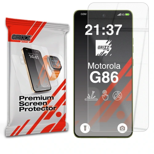 Szkło hybrydowe GrizzGlass HybridGlass do Motorola Moto G86