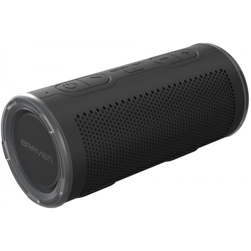 Braven Distributor - 848467083248 - BRV005BLK - Braven BRV 360 Portable Bluetooth Speaker (black) - B2B homescreen