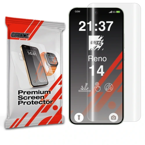 Folia hydrożelowa GrizzGlass Hydrofilm do Oppo Reno14