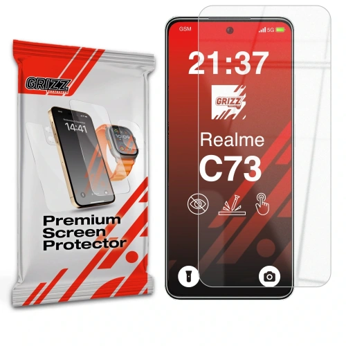 Szkło hybrydowe GrizzGlass HybridGlass do Realme C73 5G