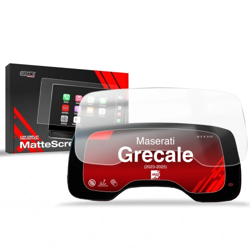 Folia matowa GrizzGlass CarDisplay Protection do Maserati Grecale Virtual Cockpit (2023-2025)