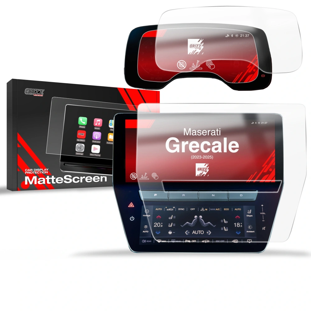 Folia matowa GrizzGlass CarDisplay Protection do Maserati Grecale (2023-2025) [2w1] 