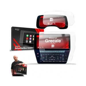 Matte GrizzGlass CarDisplay Protection Maserati Grecale (2023-2025) [2in1] 